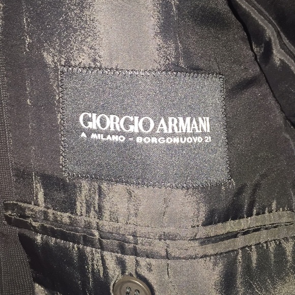 Giorgio Armani Gray Men’s Blazer 44R - Picture 5 of 7